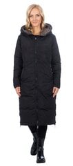 Rino&Pelle двухстороннее женское зимнее пальто KEILA, темно-коричневый-черный 907165961 цена и информация | Женские пальто | pigu.lt
