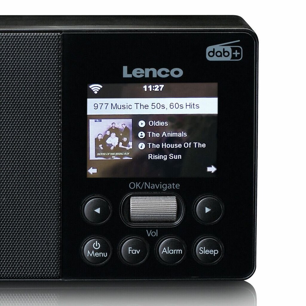 LENCO PIR-510BK – internetas, DAB+ FM nešiojamas radijas kaina ir informacija | Radijo stotelės, racijos | pigu.lt