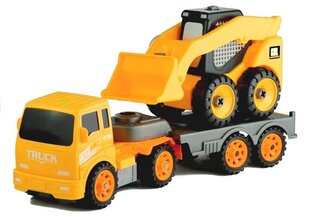 Dvi statybinės mašinos + įrankiai kaina ir informacija | Žaislai berniukams | pigu.lt