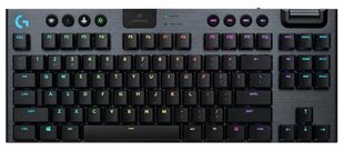 Игровая клавиатураLogitech G915 TKL Tactile, черная цена и информация | Клавиатуры | pigu.lt