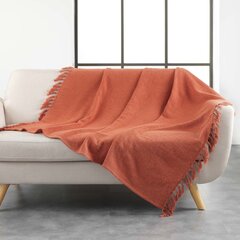 Плед Zamina, оранжевый, 125 x 150 см цена и информация | Покрывала, пледы | pigu.lt
