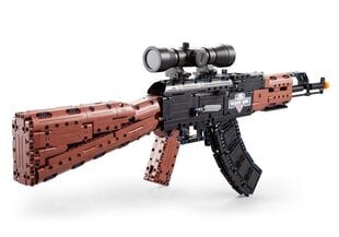 Konstruktorius žaislinis ginklas AK47, 738 elementai kaina ir informacija | Konstruktoriai ir kaladėlės | pigu.lt