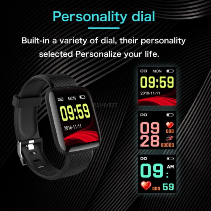 iWear M6 Black kaina ir informacija | Išmanieji laikrodžiai (smartwatch) | pigu.lt
