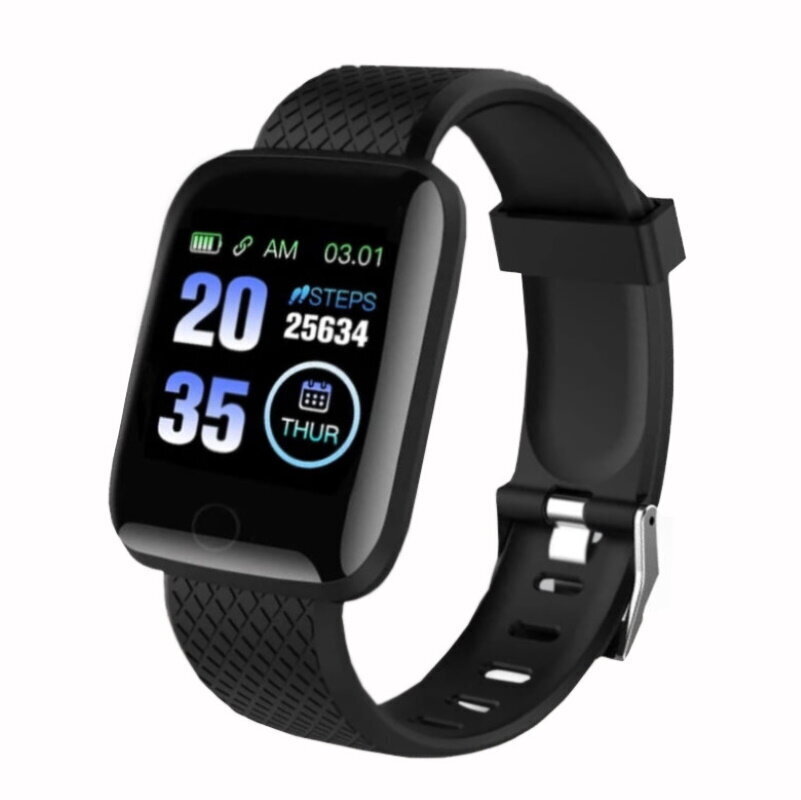 iWear M6 Black kaina ir informacija | Išmanieji laikrodžiai (smartwatch) | pigu.lt