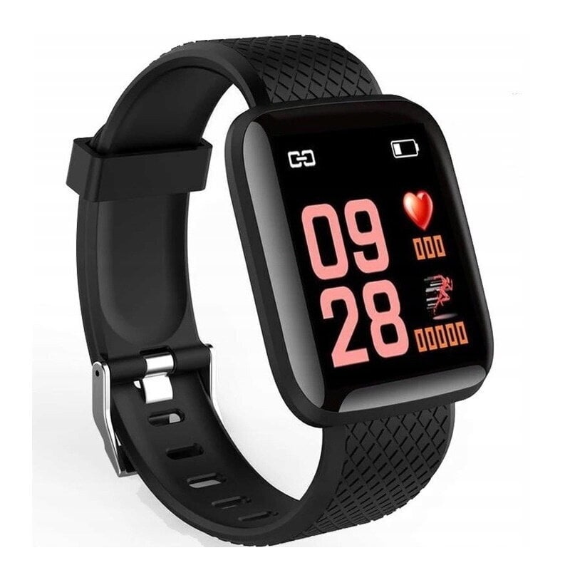 iWear M6 Black цена и информация | Išmanieji laikrodžiai (smartwatch) | pigu.lt