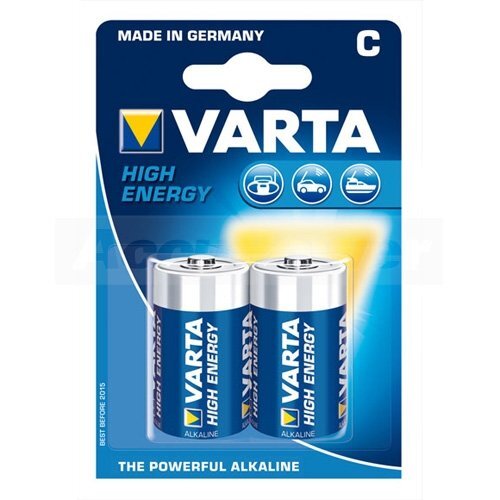 Varta High Energy C elementai, 2 vnt. цена и информация | Elementai | pigu.lt