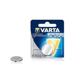 Литиевая батарейка таблеточного типа Varta CR 2016 цена и информация | Батарейки | pigu.lt