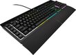 Žaidimų klaviatūra Corsair K55 RGB PRO kaina ir informacija | Klaviatūros | pigu.lt