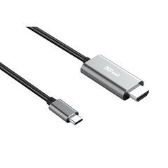 Кабель Trust Dalyx USB-C -> HDMI цена и информация | Кабели и провода | pigu.lt