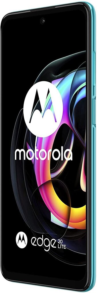 Motorola Edge 20 Lite 5G, 8/128 GB, Dual SIM PANE0045SE Lagoon Green цена и информация | Mobilieji telefonai | pigu.lt