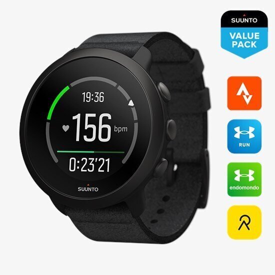 Suunto 3 All Black kaina ir informacija | Išmanieji laikrodžiai (smartwatch) | pigu.lt