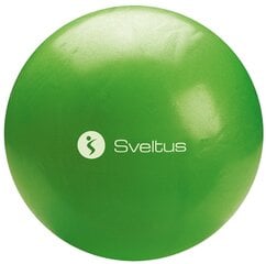 Мяч для йоги SVELTUS 0415, 25см, зеленый цена и информация | Товары для йоги | pigu.lt