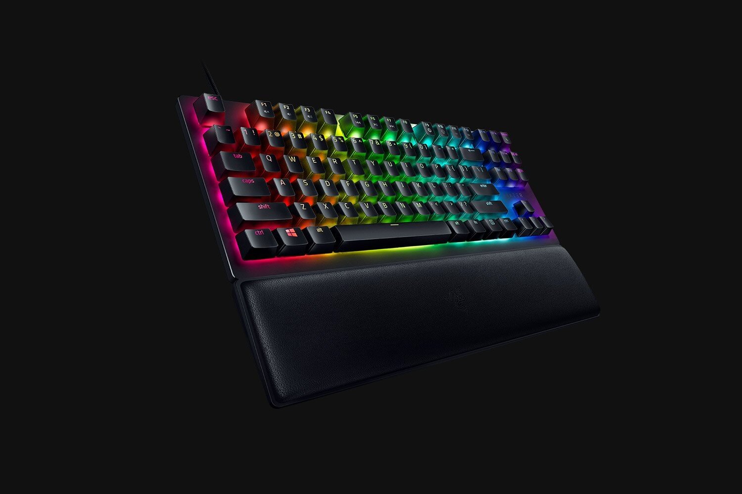 Razer Huntsman V2, juoda kaina ir informacija | Klaviatūros | pigu.lt