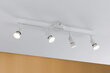 Lempa Paulmann Carolina Maks 4 x 10W GU10 230V balta matinė be lemputės kaina ir informacija | Lubiniai šviestuvai | pigu.lt