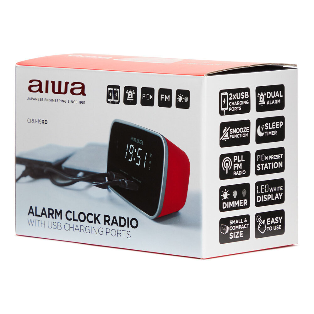 Aiwa CRU-19RD kaina ir informacija | Radijo imtuvai ir žadintuvai | pigu.lt