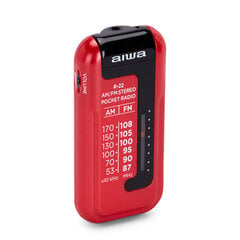 Aiwa R-22RD red цена и информация | Радиоприемники и будильники | pigu.lt