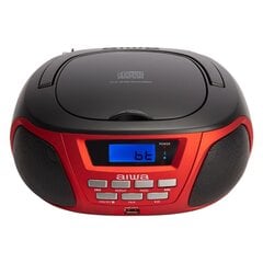 Aiwa BBTU-300RD red/black цена и информация | Магнитолы | pigu.lt