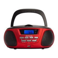 Aiwa BBTU-300RD red/black цена и информация | Магнитолы | pigu.lt