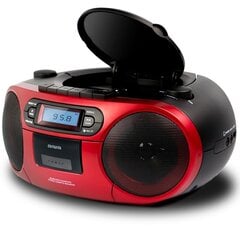 Aiwa BBTC-550RD red цена и информация | Магнитолы | pigu.lt