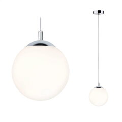 Pakabinamas šviestuvas Paulmann Globe D20 Max. 20W E27 IP44 230V Satin / chromuotas stiklas be lemputės kaina ir informacija | Pakabinami šviestuvai | pigu.lt