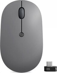 LENOVO GO USB pelė, Pilka kaina ir informacija | Pelės | pigu.lt
