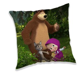 Декоративная подушка Masa and The Bear 087, 40 x 40 cm цена и информация | Декоративные подушки и наволочки | pigu.lt