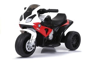 Elektrinis triratis motociklas vaikams BMW S1000RR, juoda, balta, raudona kaina ir informacija | Elektromobiliai vaikams | pigu.lt