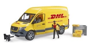Грузовик MB Sprinter DHL с курьером цена и информация | Игрушки для мальчиков | pigu.lt