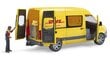 Figūrėlė DHL kurjeris Bruder Mb Sprinter, 02671 kaina ir informacija | Žaislai berniukams | pigu.lt