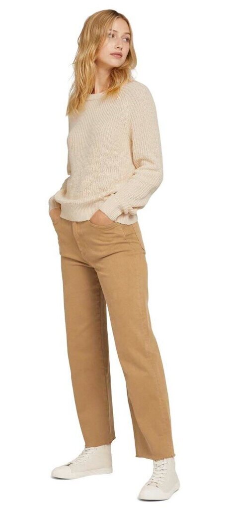 Tom Tailor moteriškas megztinis 907164541, smėlio spalvos kaina ir informacija | Megztiniai moterims | pigu.lt