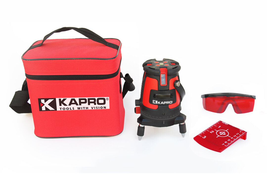 Lazerio rinkinys Kapro Prolaser All-Lines 875, 3 vnt. kaina ir informacija | Mechaniniai įrankiai | pigu.lt