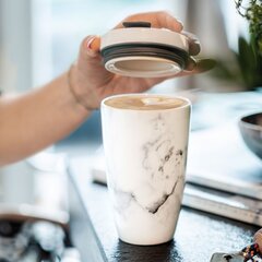 Villeroy & Boch кружка Coffee To Go 0,35l мраморный цена и информация | Стаканы, фужеры, кувшины | pigu.lt