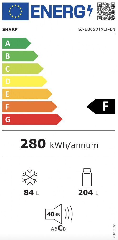 Sharp SJ-BB05DTXLF-EU kaina ir informacija | Šaldytuvai | pigu.lt