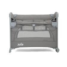 Joie Kubbie Sleep Travel Cot Foggy Grey цена и информация | Манежи для детей | pigu.lt