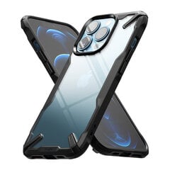 Ringke Fusion X PC Case skirtas iPhone 13 Pro Max, juodas kaina ir informacija | Telefono dėklai | pigu.lt