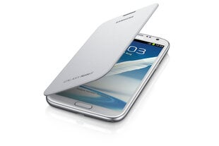 Samsung Galaxy Note 2 чехол Flip Cover, valge цена и информация | Чехлы для телефонов | pigu.lt