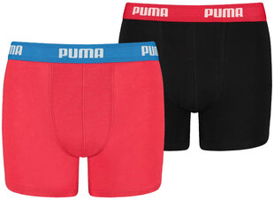 Apatiniai Puma Basic Boxer Black Red, 907650 04/128 kaina ir informacija | Apatiniai drabužiai berniukams | pigu.lt