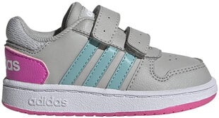 Детские кеды Adidas Hoops 2.0 Cmf I Grey H01554/6.5K цена и информация | Детская спортивная обувь | pigu.lt