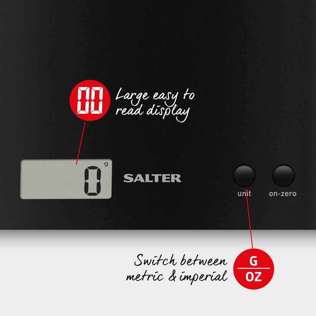 Salter 1066 BKDR15 kaina ir informacija | Svarstyklės (virtuvinės) | pigu.lt