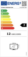 Монитор iiyama TF1634MC-B8X цена и информация | Мониторы | pigu.lt