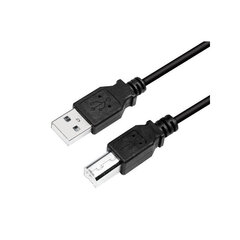 LogiLink, Usb A-Usb B, 2 m kaina ir informacija | Kabeliai ir laidai | pigu.lt