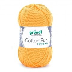 Пряжа GRÜNDL Cotton Fun 04, 50 г, 115 м. цена и информация | Принадлежности для вязания | pigu.lt