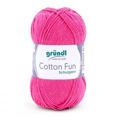 Пряжа GRÜNDL Cotton Fun 20, 50 г, 115 м цена и информация | Принадлежности для вязания | pigu.lt