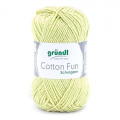 Siūlai GRÜNDL Cotton Fun 23, 50 g, 115 m. kaina ir informacija | Mezgimui | pigu.lt