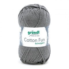 Siūlai GRÜNDL Cotton Fun 25, 50 g, 115 m. kaina ir informacija | Mezgimui | pigu.lt
