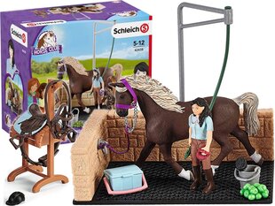 Набор фигурок Schleich Horse Wash with Emily and Luna цена и информация | Игрушки для девочек | pigu.lt