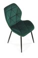 4-ių kėdžių komplektas Halmar K453, žalias