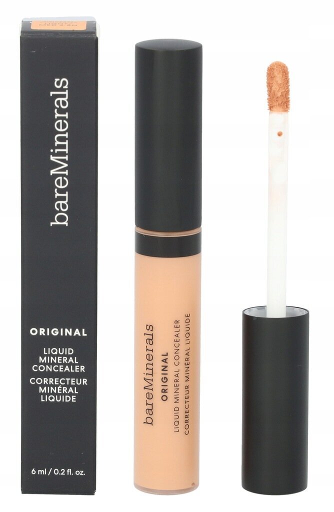 Maskuoklis BareMinerals Original Liquid , LICHT/ MED 2.5N, 6 ml цена и информация | Makiažo pagrindai, pudros | pigu.lt