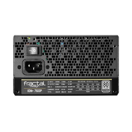 Fractal Design Ion+ 2 Platinum 760W kaina ir informacija | Maitinimo šaltiniai (PSU) | pigu.lt