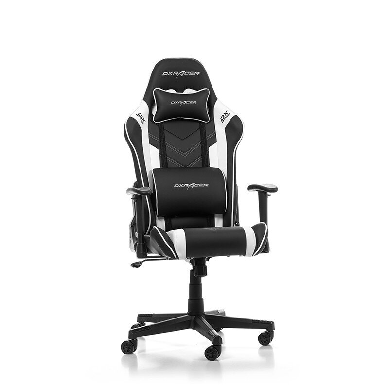 Žaidimų Kėdė DXRacer Prince P132-NW, juodai balta kaina ir informacija | Biuro kėdės | pigu.lt